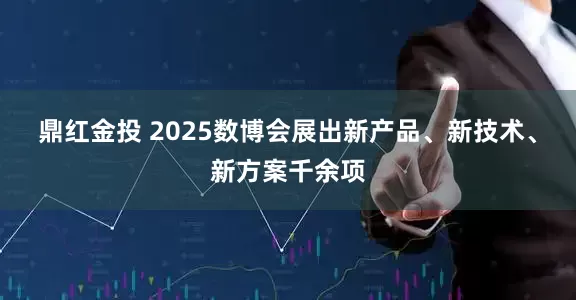 鼎红金投 2025数博会展出新产品、新技术、新方案千余项